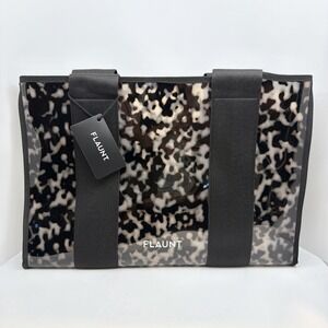 Flaunt Blonde Tortoise Everyday Tote Bag With Inner Pouch New With Tags